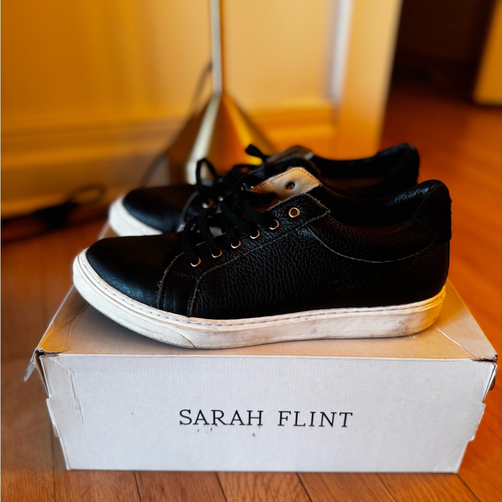 Sarah Flint Leather Sneakers “Perfect Sneaker” - Picture 2 of 5